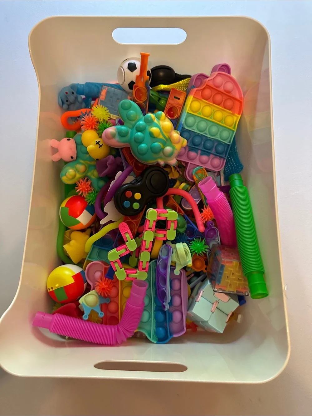 Assorted Kids Sensory & Fidget Toy Set - Rainbow Colors